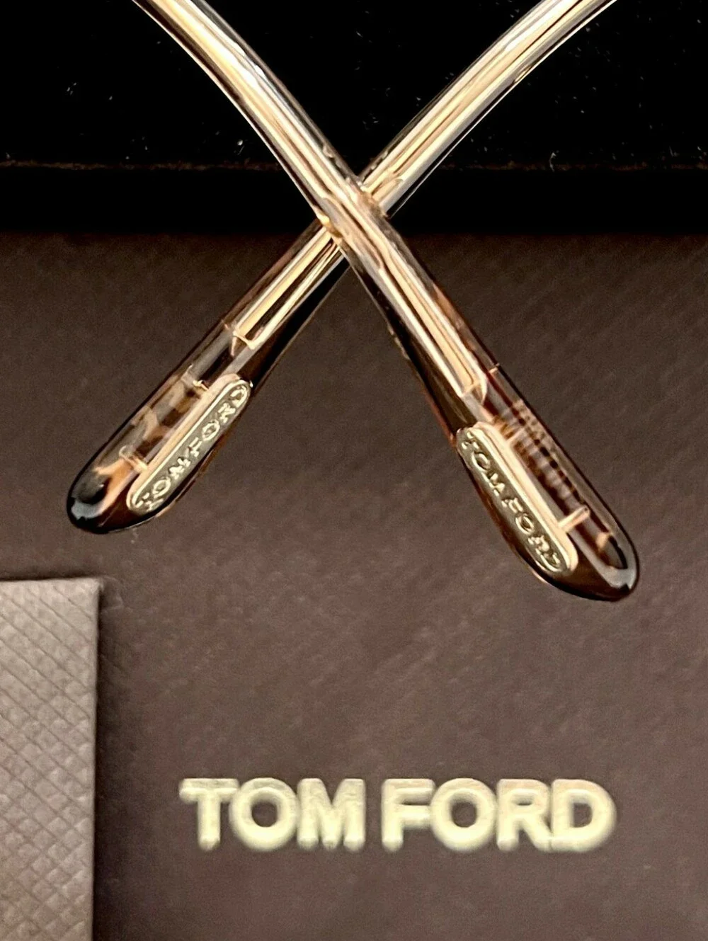 Tom Ford TF5687-B 045 Translucent Brown Eyeglasses / Authentic Luxury Designer